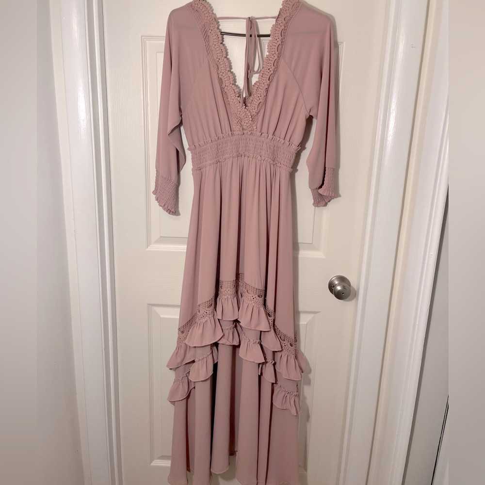 Baltic Born Maxi Dress - Mauve Pink - Size Large